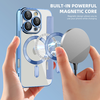  Techsuit - SmartMag Könyv Tok - iPhone 16 Pro Max - Világoskék tok - 4. kép