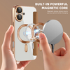 Techsuit - SmartMag könyvtok - iPhone 16 Plus - Barna tok - 4. kép