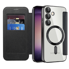  Techsuit - SmartMag könyv tok - Samsung Galaxy S23 - Fekete
