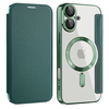 Techsuit - SmartMag Könyvtok - iPhone 16 Plus - Zöld tok - 0. kép