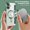  Techsuit - SmartMag Könyvtok - iPhone 16 Plus - Zöld tok - 4. kép