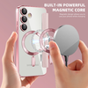  Techsuit - SmartMag könyvtok - Samsung Galaxy S23 - Rózsaszín tok - 4. kép