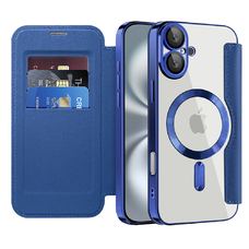  Techsuit - SmartMag Könyv Tok - iPhone 16 Plus - Kék tok