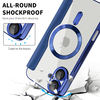  Techsuit - SmartMag Könyv Tok - iPhone 16 Plus - Kék tok - 2. kép