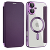  Techsuit - SmartMag Könyvtok - iPhone 16 Plus - Lila tok - 0. kép