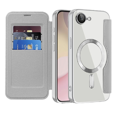  Techsuit - SmartMag Könyv Tok - iPhone 16e - Szürke tok