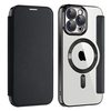  Techsuit - SmartMag könyvtok - iPhone 15 Pro - Fekete tok - 0. kép