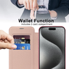  Techsuit - SmartMag Könyv Tok - iPhone 15 Pro - Rózsaszín tok - 3. kép
