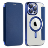  Techsuit - SmartMag Könyvtok - iPhone 15 Pro - Kék tok - 0. kép