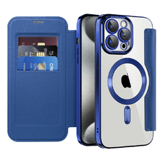  Techsuit - SmartMag Könyvtok - iPhone 15 Pro - Kék tok