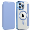  Techsuit - SmartMag Könyvszerű Tok - iPhone 15 Pro - Világoskék tok - 0. kép