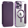  Techsuit - SmartMag könyvtok - iPhone 15 Pro - Lila tok - 0. kép