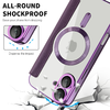  Techsuit - SmartMag könyv tok - iPhone 16 - Lila - 2. kép