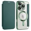  Techsuit - SmartMag Könyvtok - iPhone 16 Pro - Zöld tok - 1. kép