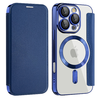  Techsuit - SmartMag Könyv Tok - iPhone 16 Pro - Kék tok - 2. kép