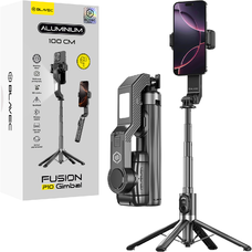 Blavec Selfie Bot Aluminium Fusion P-10 Gimbal állvány + távirányító 1 méter (SSFP10G-TRB10) fekete