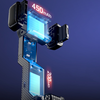 Blavec Selfie Bot Aluminium Fusion P-10 Gimbal állvány + távirányító 1 méter (SSFP10G-TRB10) fekete - 2. kép
