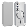  Techsuit - SmartMag könyvtok - Samsung Galaxy S22 5G - Szürke tok - 0. kép