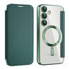  Techsuit - SmartMag könyvtok - Samsung Galaxy S23 - Zöld tok - 0. kép
