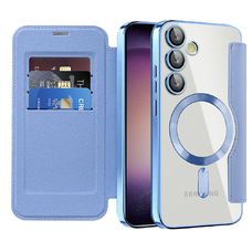  Techsuit - SmartMag könyv tok - Samsung Galaxy S23 - Világoskék