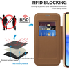  Techsuit - SmartMag Könyv Tok - Samsung Galaxy A15 4G / A15 5G - Barna tok - 3. kép