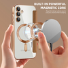  Techsuit - SmartMag Könyv Tok - Samsung Galaxy A15 4G / A15 5G - Barna tok - 4. kép