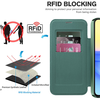  Techsuit - SmartMag könyvtok - Samsung Galaxy A15 4G / A15 5G - Zöld tok - 3. kép