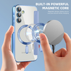  Techsuit - SmartMag könyvtok - Samsung Galaxy A15 4G / A15 5G - Világoskék tok - 4. kép