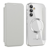  Techsuit - SmartMag könyvtok - Samsung Galaxy A15 4G / A15 5G - Szürke tok - 0. kép