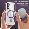  Techsuit - SmartMag Könyv Tok - Samsung Galaxy A15 4G / A15 5G - Lila tok - 4. kép