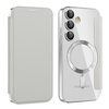  Techsuit - SmartMag könyvtok - Samsung Galaxy S24 Plus - Szürke tok - 1. kép