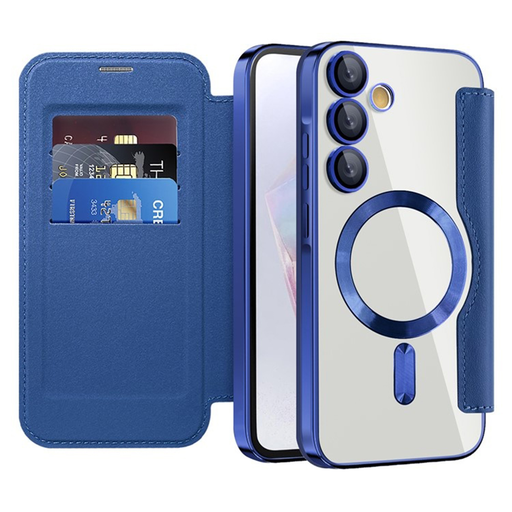 Techsuit - SmartMag Könyvtok - Samsung Galaxy A35 5G - Kék tok Techsuit - SmartMag Könyvtok - Samsung Galaxy A35 5G - Kék tok