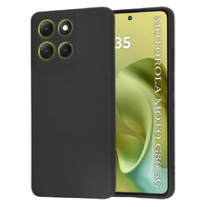  Techsuit - SoftFlex - Motorola Moto G86 - Fekete tok