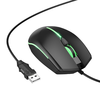 HOCO gaming vezetékes USB A számítógépes egér 2400 dpi GM37 fekete - 0. kép