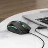 HOCO gaming vezetékes USB A számítógépes egér 2400 dpi GM37 fekete - 3. kép