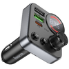 HOCO autós transmitter FM bluetooth 2 x USB A + Type C PD QC3.0 48W E86 fekete - 2. kép