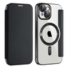  Techsuit - SmartMag könyvtok - iPhone 15 - Fekete tok - 0. kép