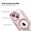  Techsuit - SmartMag Könyvtok - iPhone 15 - Rózsaszín tok - 1. kép