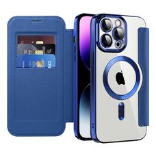  Techsuit - SmartMag Könyvtok - iPhone 14 Pro Max - Kék tok