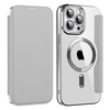  Techsuit - SmartMag Könyv Tok - iPhone 14 Pro Max - Szürke tok - 0. kép