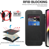  Techsuit - SmartMag Könyvtok - iPhone 14 - Fekete tok - 2. kép
