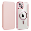  Techsuit - SmartMag Könyv Tok - iPhone 14 - Rózsaszín tok - 0. kép