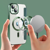  Techsuit - SmartMag Könyv Tok - iPhone 14 - Zöld tok - 4. kép