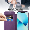  Techsuit - SmartMag Könyvtok - iPhone 13 - Lila tok - 3. kép