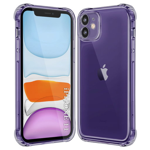 Techsuit - Ütésálló Átlátszó Szilikon - iPhone 11 - Füst Fekete tok Techsuit - Ütésálló Átlátszó Szilikon - iPhone 11 - Füst Fekete tok