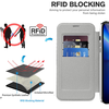 Techsuit - SmartMag Könyv Tok - iPhone 13 Pro - Szürke tok - 2. kép