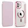  Techsuit - SmartMag Könyvtok - iPhone 11 - Rózsaszín tok - 0. kép