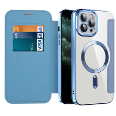  Techsuit - SmartMag Könyvtok - iPhone 11 Pro Max - Világoskék tok