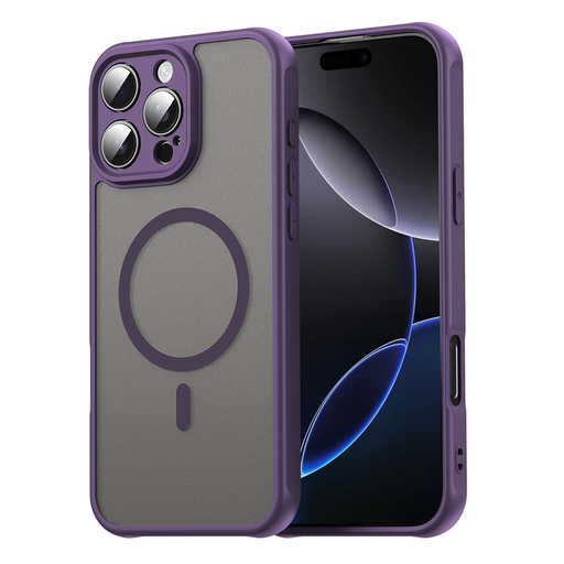  Techsuit - HaloFrost II MagSafe - iPhone 16 Pro Max - Lila tok