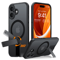  Torras - Pstand Spin - iPhone 16 Plus - Fekete tok